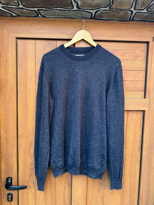 Samsoe & Samsoe men's wool sweater like new, gray, size XL