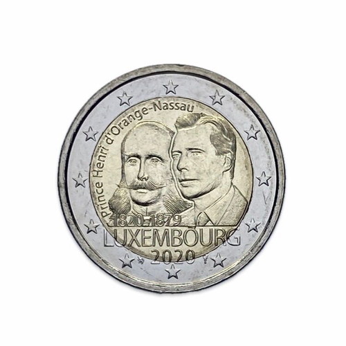 Luxembourg 2020 2 Euro Coin UNC from Roll