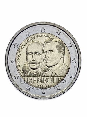 Luxembourg 2020 2 Euro Coin UNC from Roll