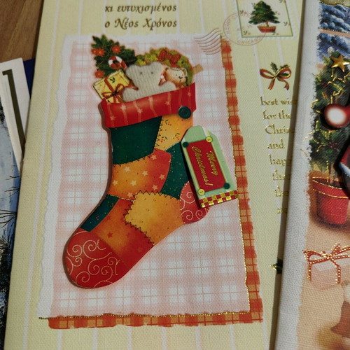 Christmas cards like new, pack