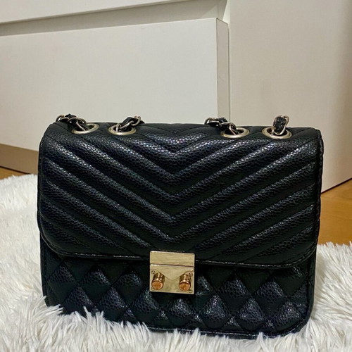Black crossbody bag used