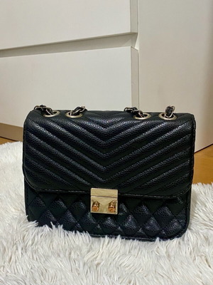 Black crossbody bag used