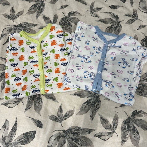 Cotton baby rompers 2-5 months like new, 100% cotton
