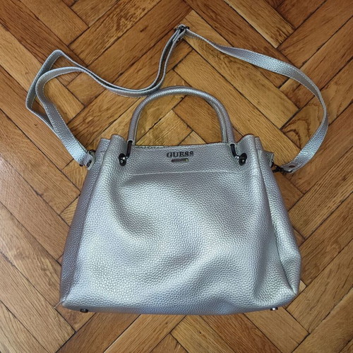 Guess shoulder bag grey used, original