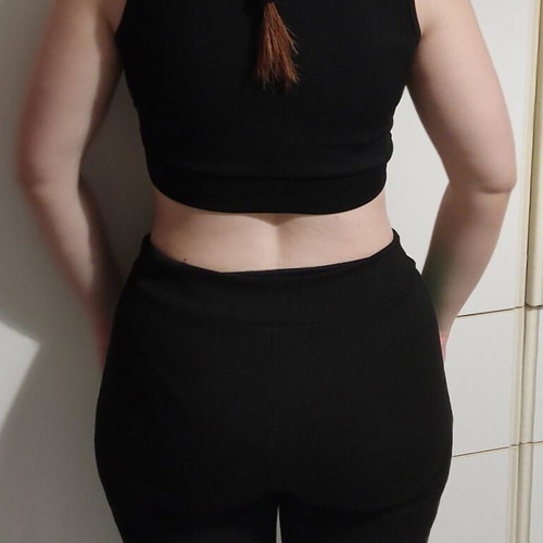 Sports Set leggings and top like new, black and green