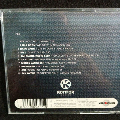 Kontor CD 3 like new, electronic music