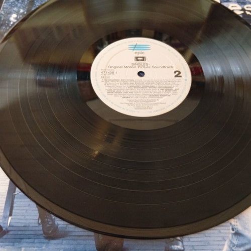 Singles Soundtrack vinyl used, rock genre