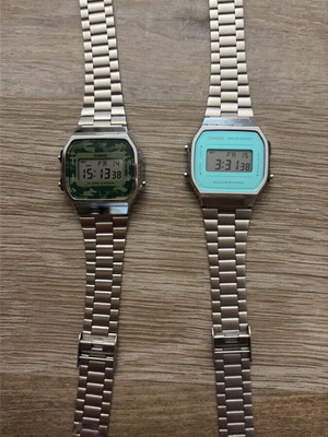 Casio watches, set of three, almost new