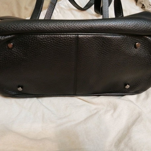 Leather vintage shoulder bag Salvatore Ferragamo used, black