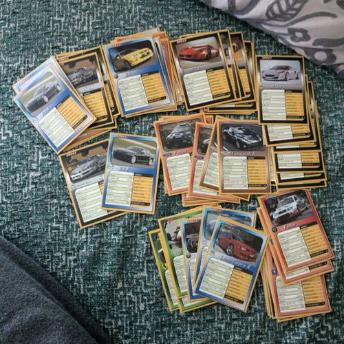 Super Atou cards with cars like new