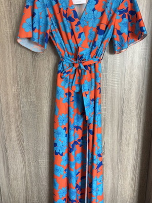 Summer dress orange one size new