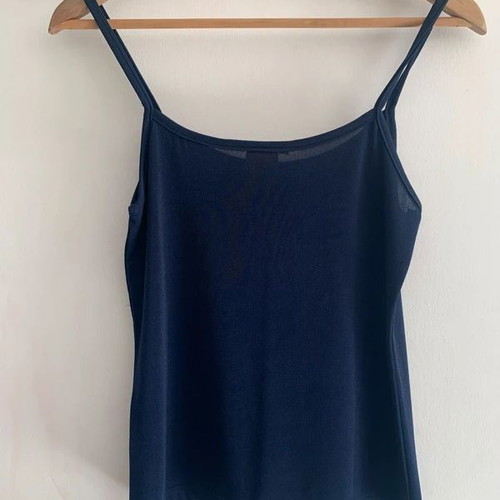 Atmosphera top XS, black and blue, slightly sheer