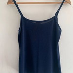 Atmosphera top XS, black and blue, slightly sheer