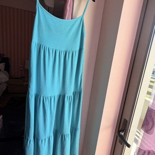 Maxi turquoise dress Primark like new, size 40/42