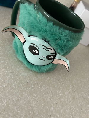 The Mandalorian Mug καινούργιο με κάλυμμα προστασίας για ζεστά ροφήματα Grogu