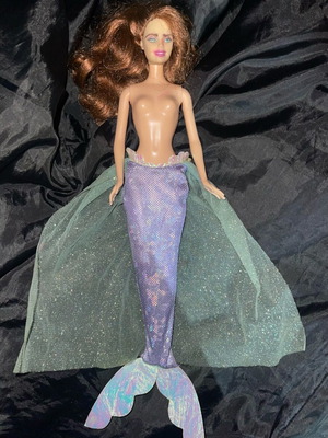 Barbie Mermaid Princess μεταχειρισμένη με ουρά σε καλή κατάσταση