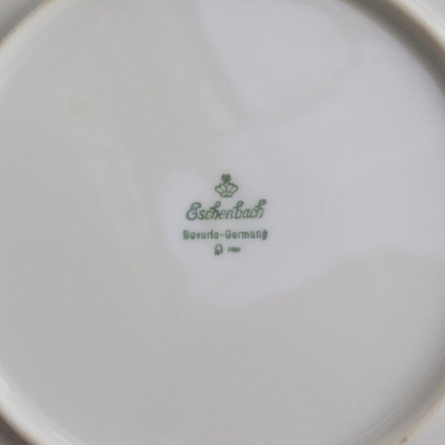Eschenbach 6 collectible dessert plates made of German porcelain