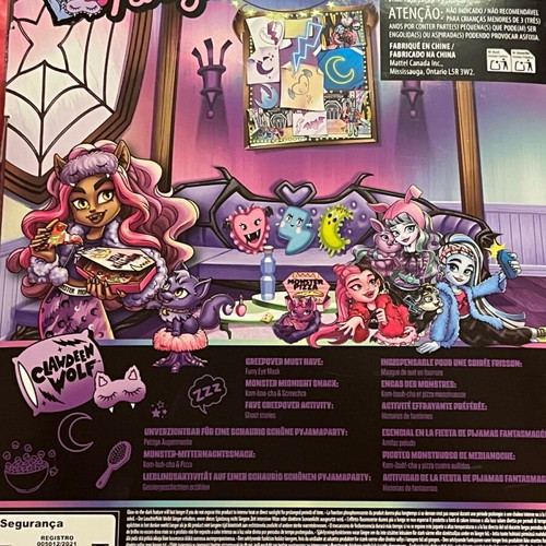 Monster High Creepover Party Clawdeen Wolf doll new