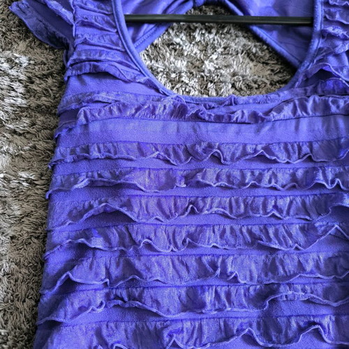 Terranova violet dress like new, size XS with bow detail