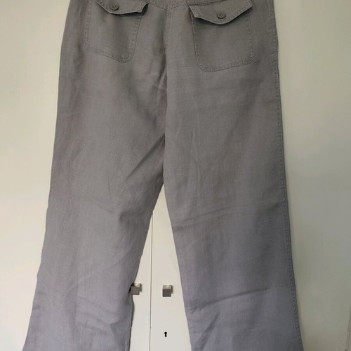 Linen pants gray Atmosphere small medium like new