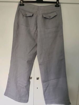 Linen pants gray Atmosphere small medium like new