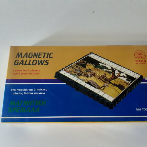 Magnetic Gallows Travel Board Game new