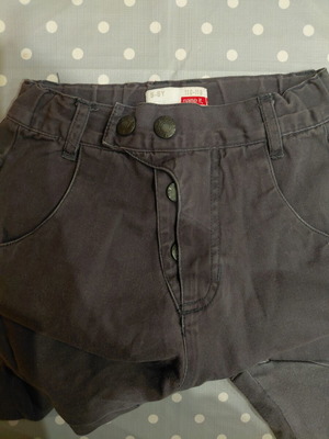 Name It children's gray pants size 110-116, like new with gift blouse