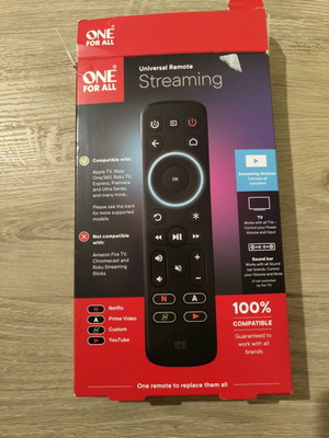Τηλεχειριστήριο One for all URC7935 καινούργιο universal για 3 συσκευές