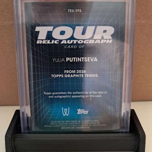 Topps Tennis Patch & Auto Yulia Putintseva New
