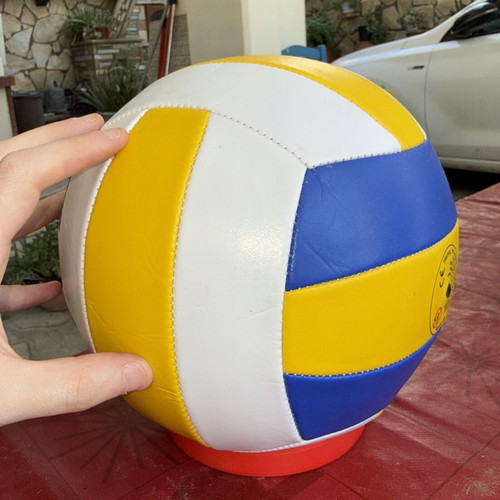 Volleyball ball brand new, tricolor