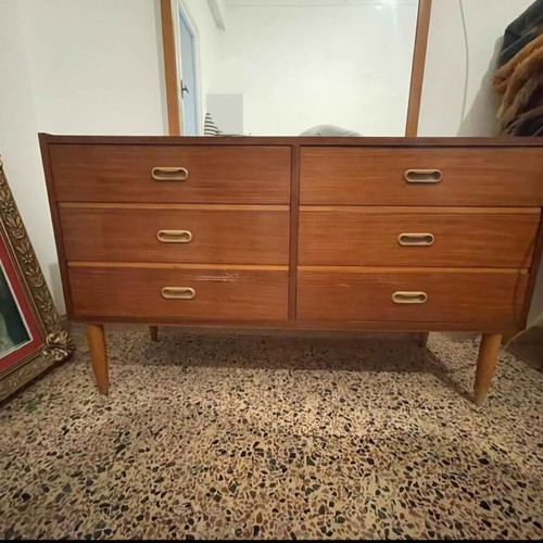 Danish bedroom set wooden used