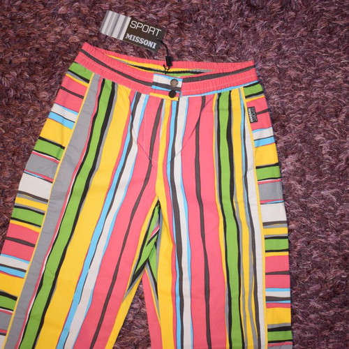 Missoni Sport Multicolor Pant Women Size S New
