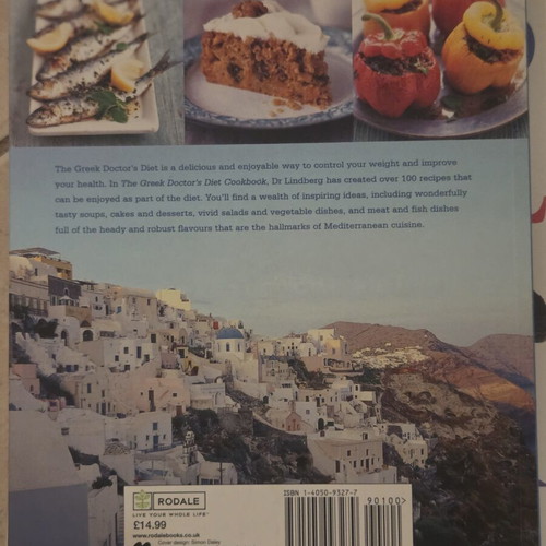 The Greek Doctor's Diet Cookbook used, English paperback