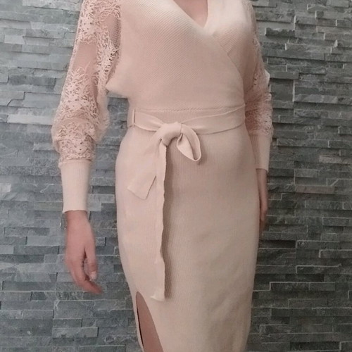 Golden Days Paris dress like new, beige