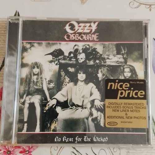 Ozzy Osbourne No Rest for the Wicked CD like new, metal