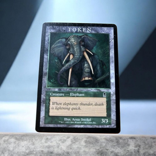 Elephant Token (ODY) Magic Players Reward μεταχειρισμένο, ελαφρώς χρησιμοποιημένο