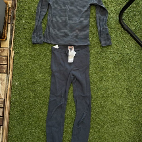 Odlo children's thermal set like new, wool, size 116, grey