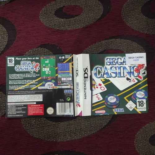 Sega Casino Nintendo DS used with manual and cover