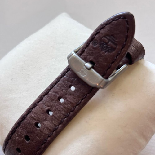 Timberland date 24-hour watch used, gray with genuine strap