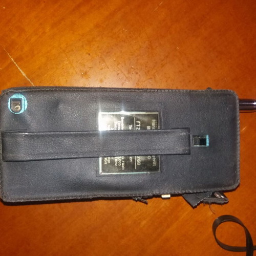 Sommerkamp walkie talkie used, 2 pieces with leather cases
