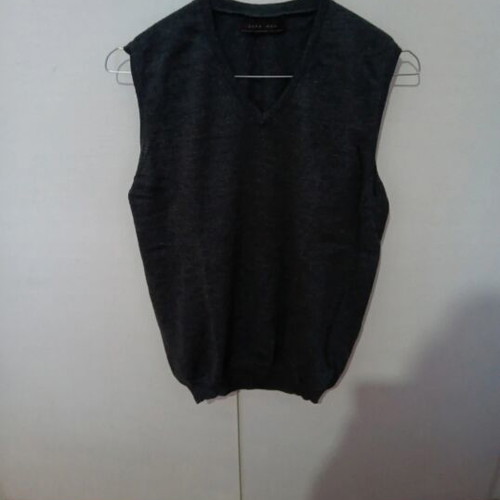Wool vest Zara like new, gray, size S