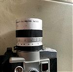  Canon 814 E Electronic auto manual zoom super 8 mm movie film camera + lens vintage 1970 70's φορητή κάμερα