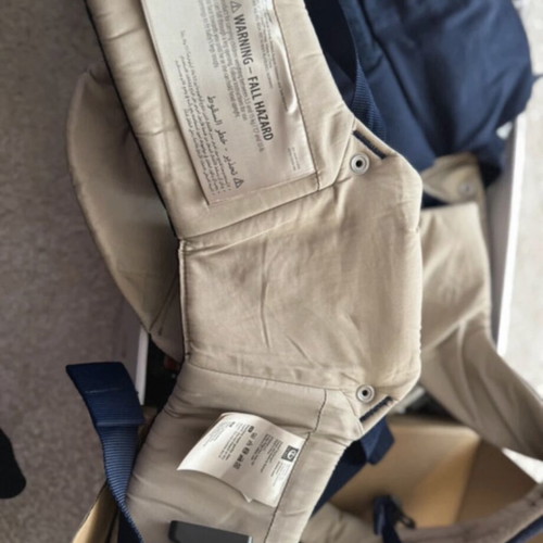 Stokke MyCarrier μπροστινός και πίσω μάρσιπος, Deep Blue, οργανικό βαμβάκι