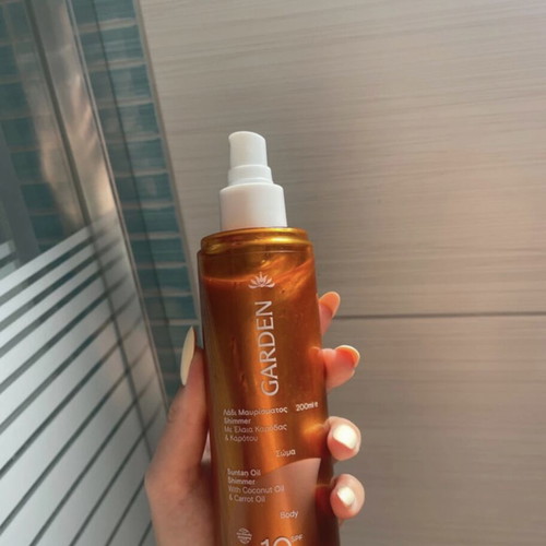 Garden suntan oil with coconut scent 200ml like new