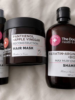 The Doctor Health & Care Hair Set new, keratin biotin arginine