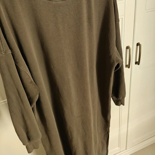 Sweatshirt long dress used, gray, XS