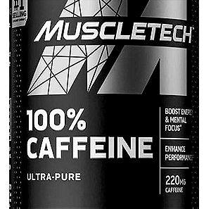 MuscleTech 100% Caffeine 125 Tabs