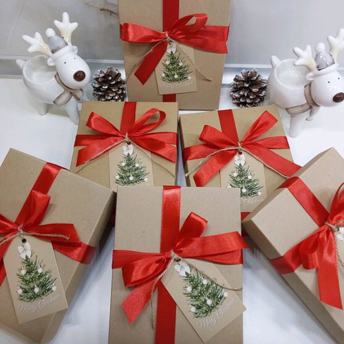 Christmas macrame angels new, set of 5 pieces