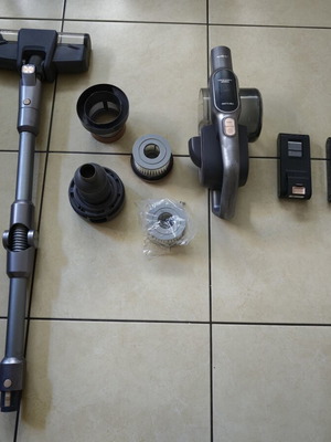 Jimmy H10 Pro Stick Vacuum used with extra battery