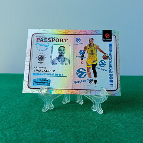 Lonnie Walker IV Stamped Passport basketball card like new